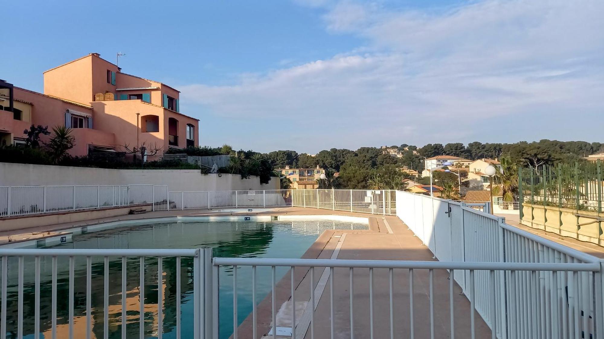 Sausset-Les-Pins, T2 Vue Sur Mer, Plage A 200M Luaran gambar